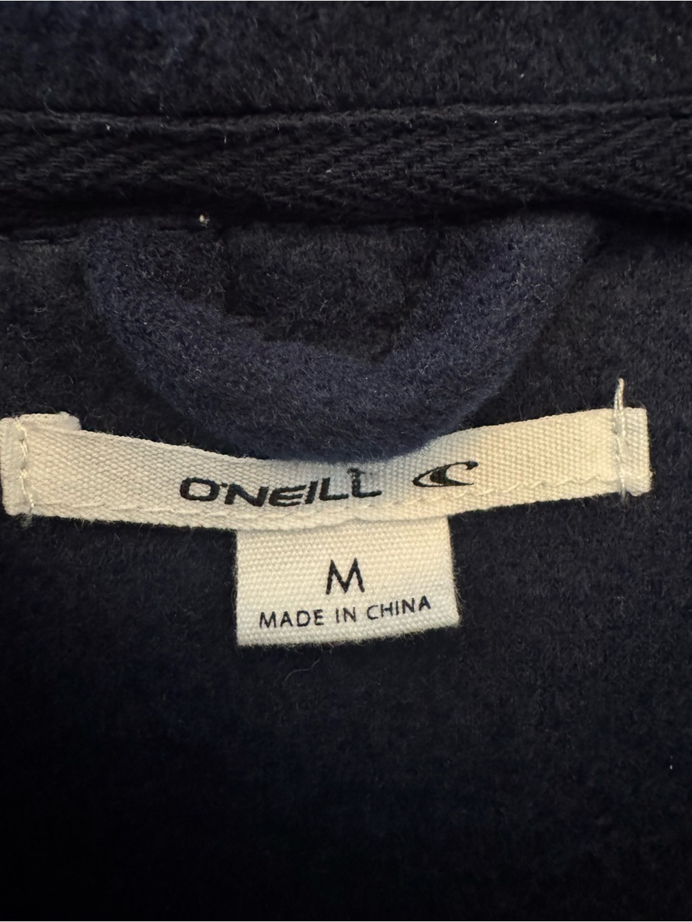 Navy Button-Front Fleece Shacket - Picture 3 of 12
